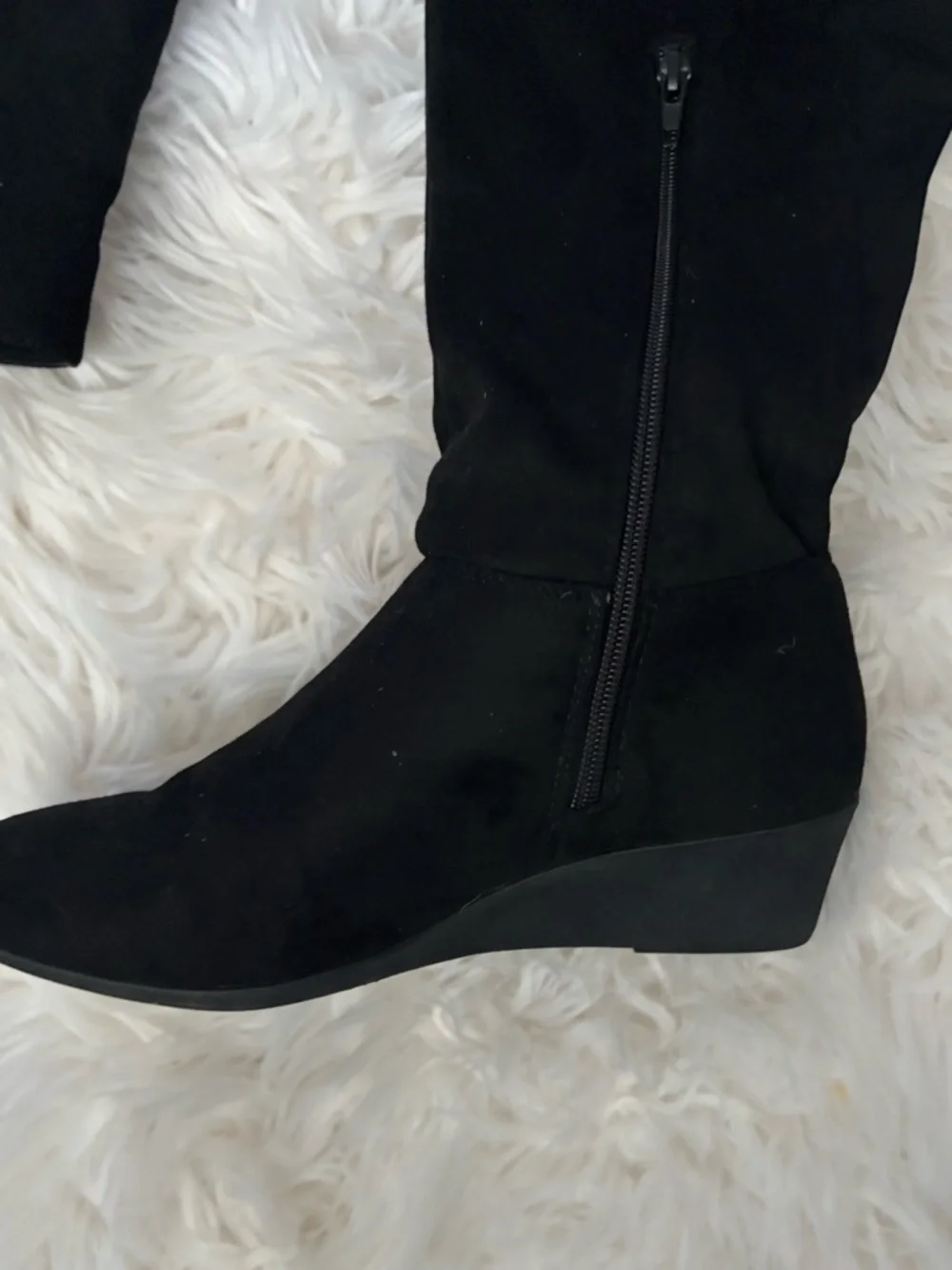 Chinese Laundry Over The Knee Tall Boots Black Women’s 8 Mobwife Goth biker